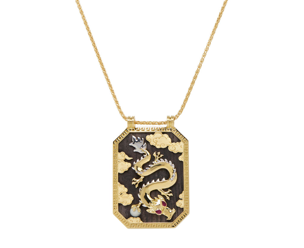 Ebony Dragon Scapular Necklace - TWISTonline 