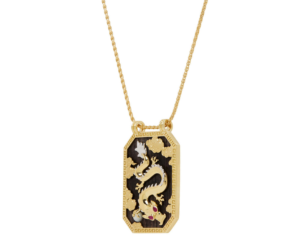 Ebony Dragon Scapular Necklace - TWISTonline 