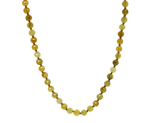 Green Garnet and Blue Opal Beaded Necklace