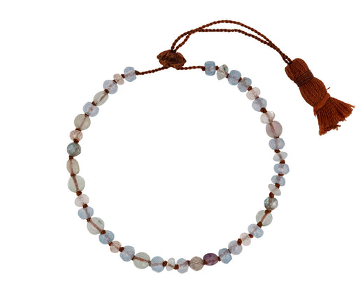 Lena Skadegard Aquamarine and Flourite Beaded Bracelet