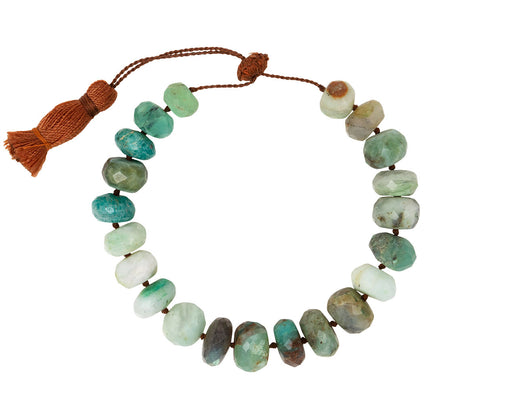 Blue Moonstone Beaded Bracelet