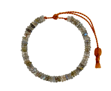 Lena Skadegard Tire Cut Labradorite Beaded Bracelet