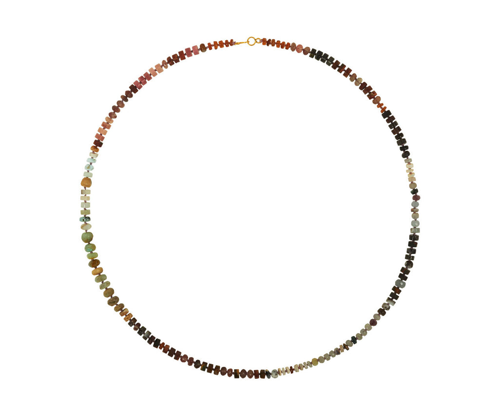 Lena Skadegard Peruvian Opal, Citrine and Quartz Beaded Necklace - Top Down