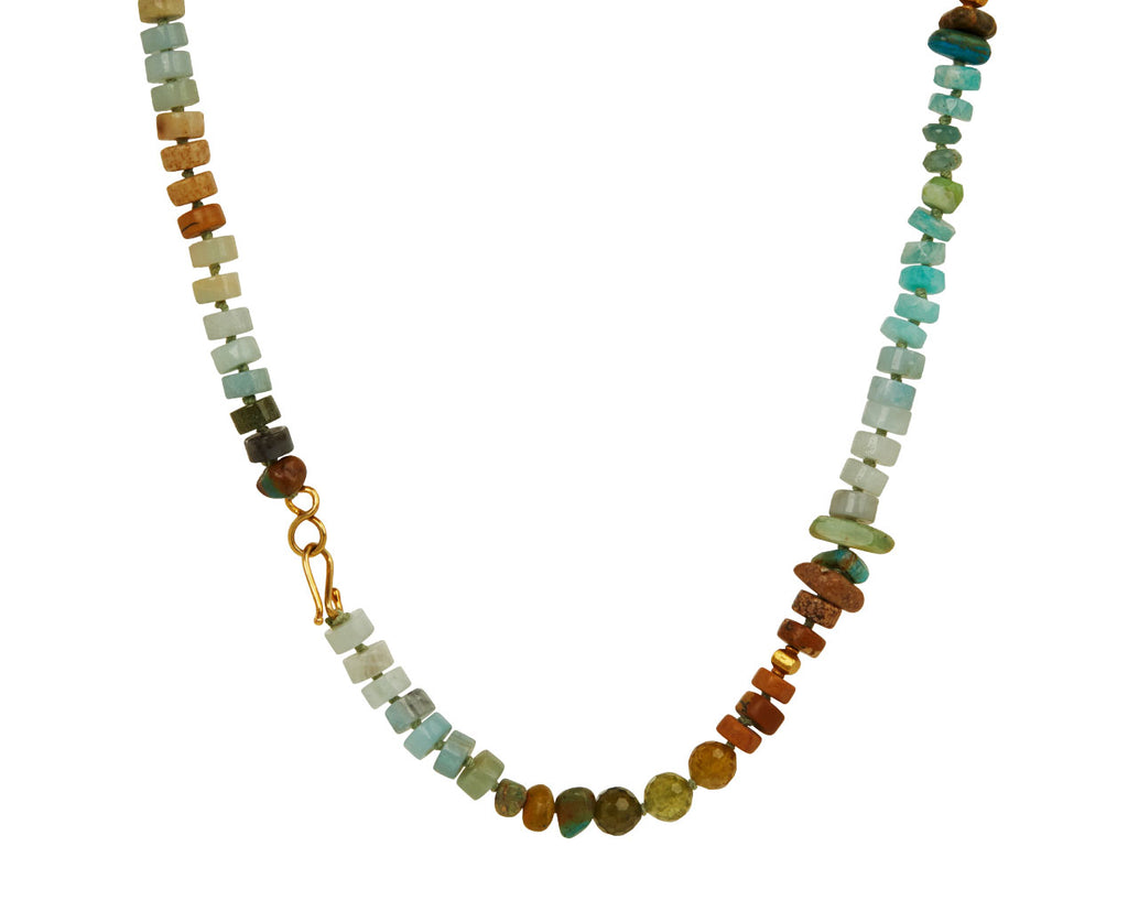 Lena Skadegard Multi Gem Beaded Necklace - Closure