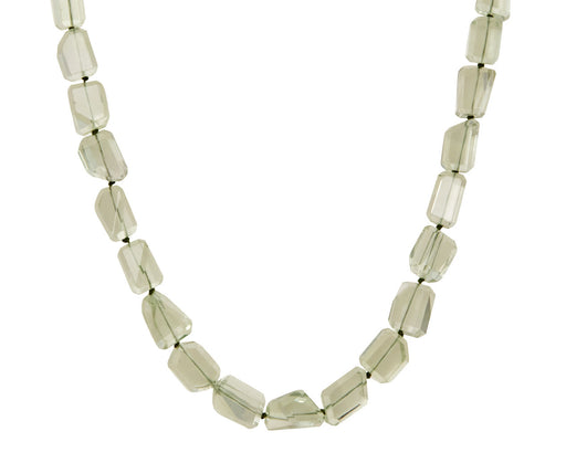 Lena Skadegard Green Amethyst Beaded Necklace