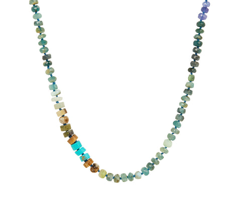 Lena Skadegard Multi Gem Beaded Necklace