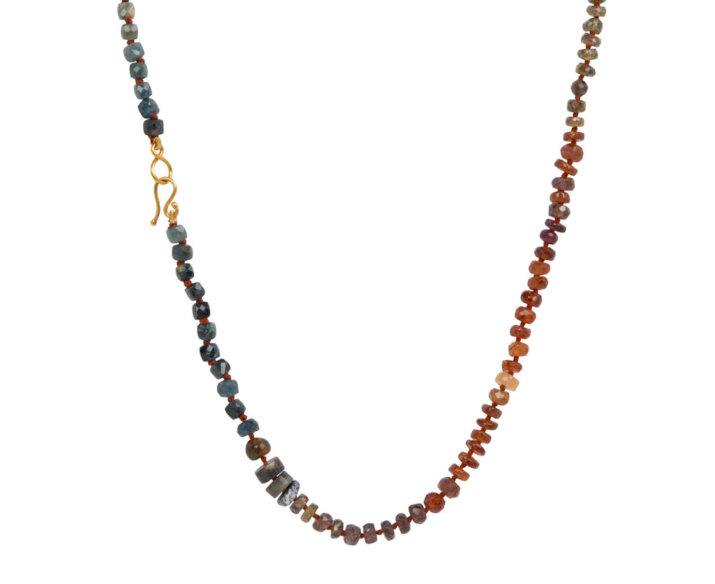 Lena Skadegard Multi Gem Beaded Necklace - closure
