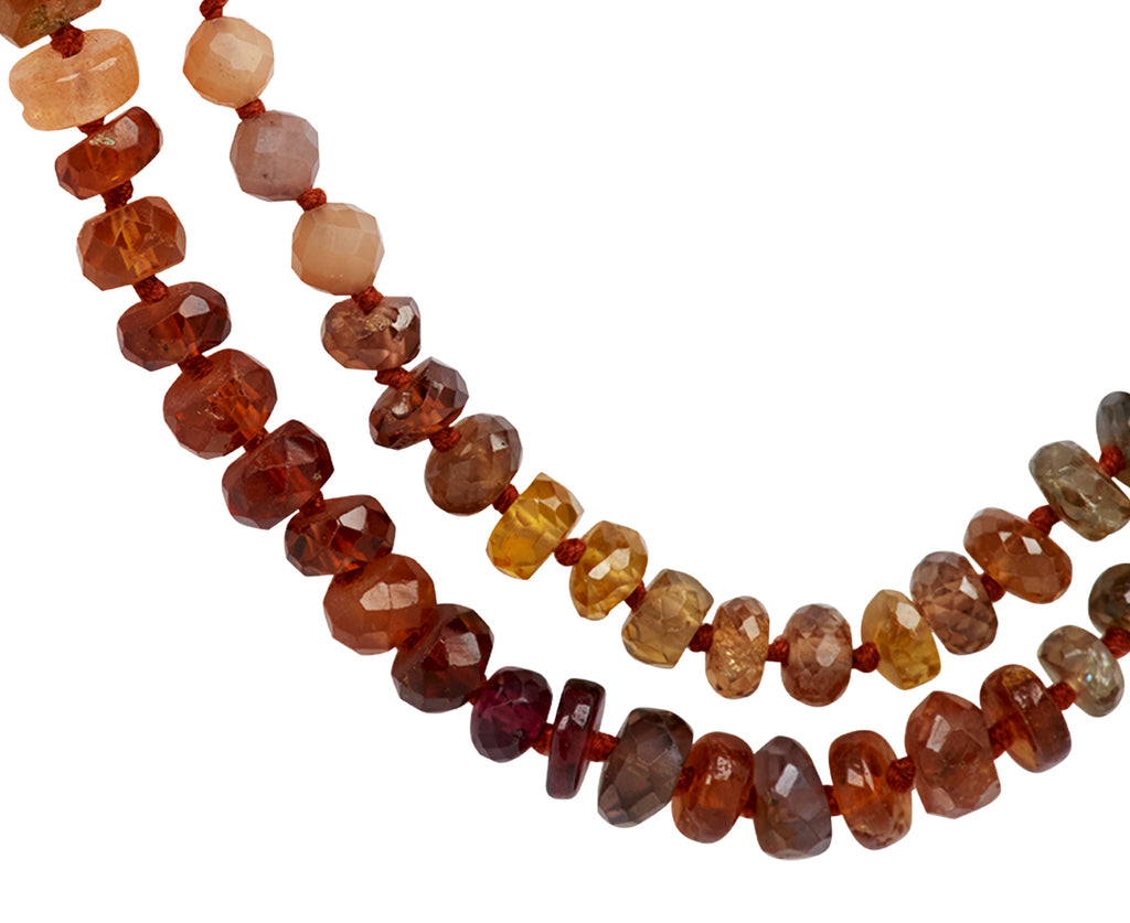 Lena Skadegard Multi Gem Beaded Necklace - closeup