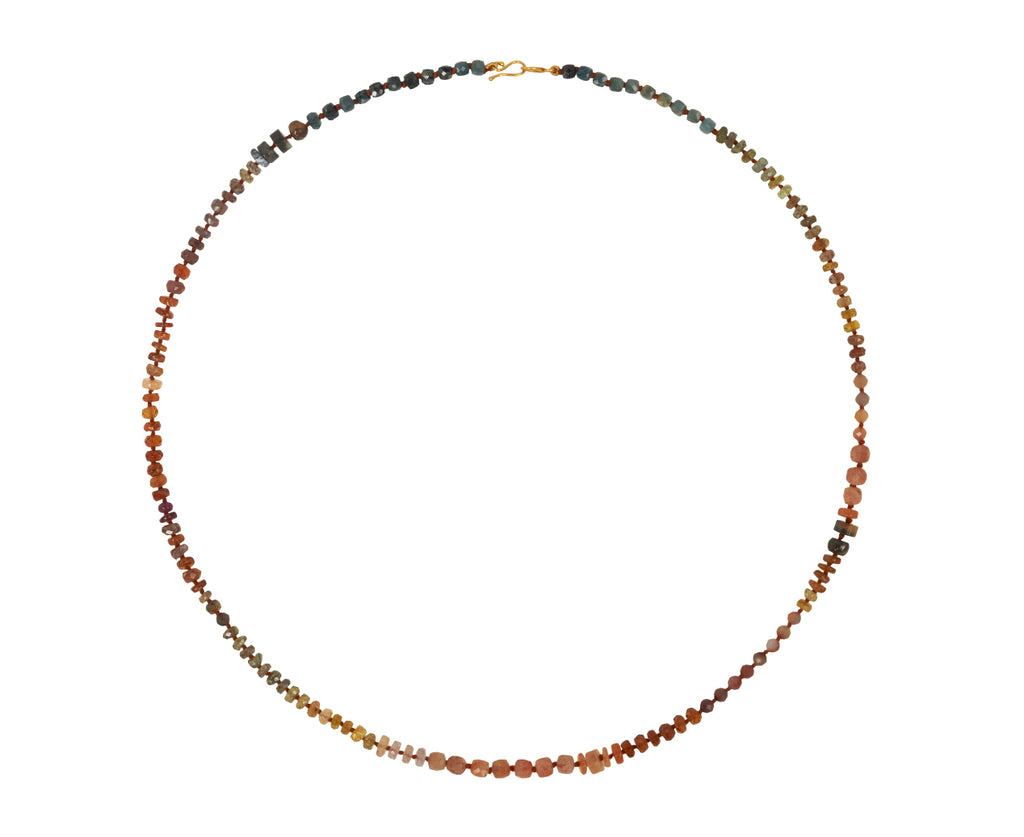 Lena Skadegard Multi Gem Beaded Necklace - top down