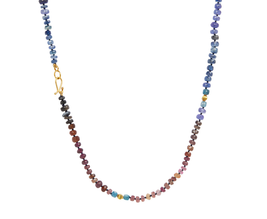 Lena Skadegard Multi Gem Beaded Necklace - closure