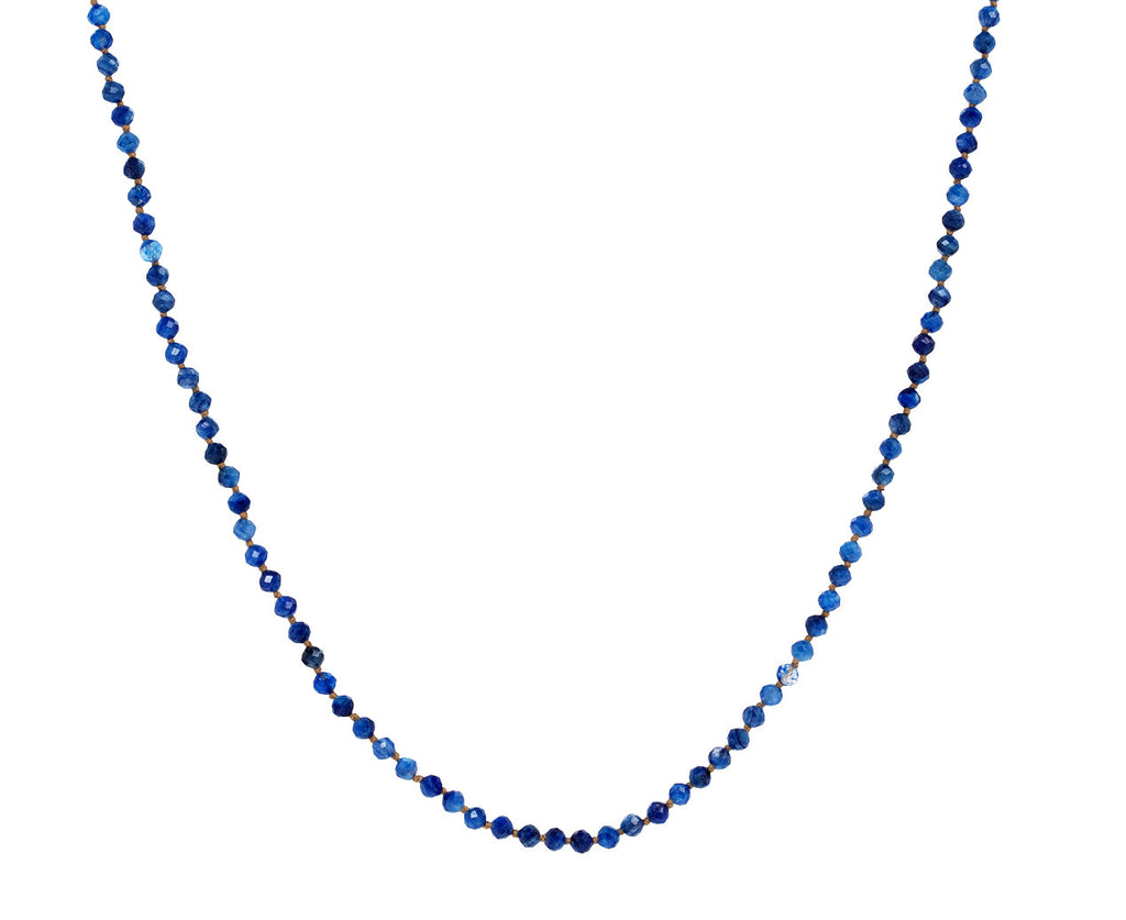 Lena Skadegard Knotted Kyanite Button Necklace