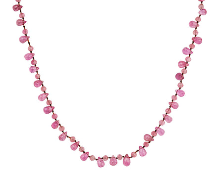 Lena Skadegard Rose Sapphire Beaded Necklace