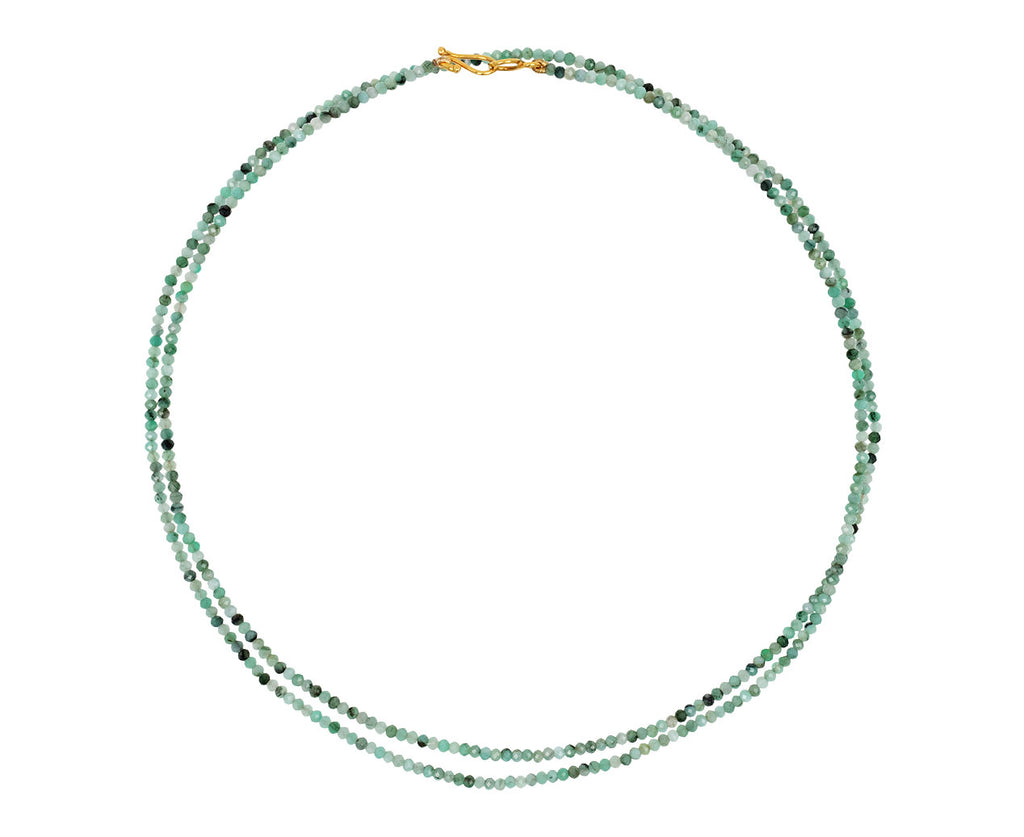 Lena Skadegard Emerald Beaded Necklace - Complete view