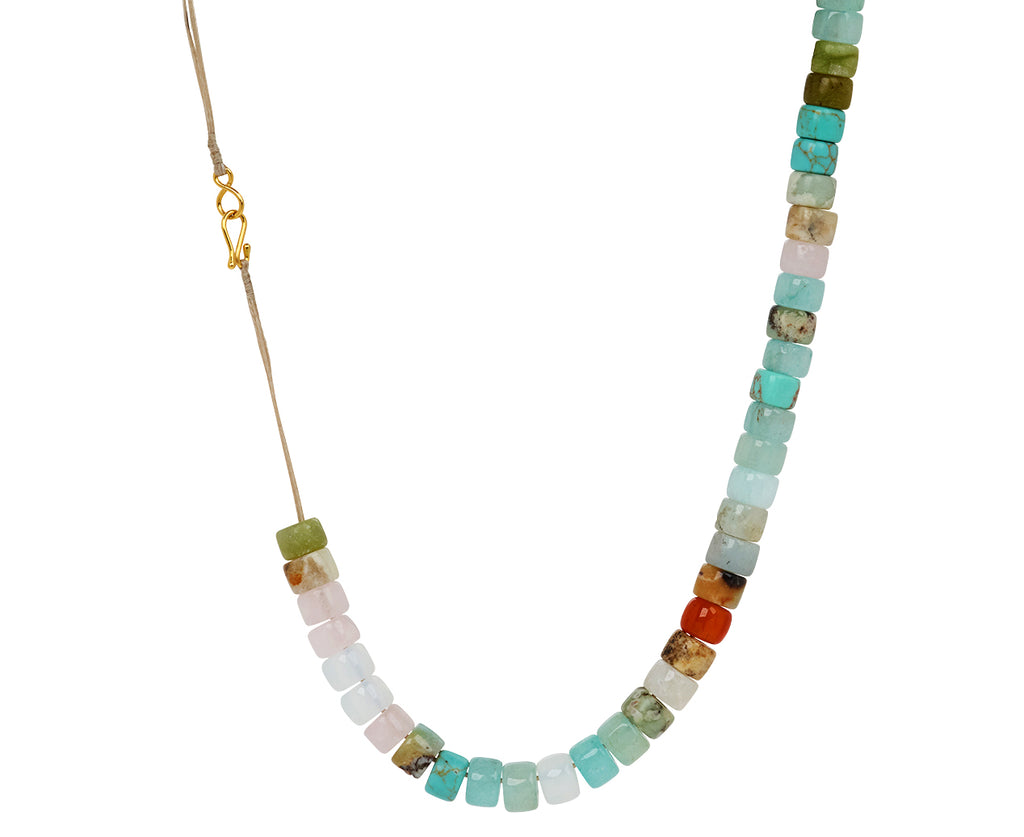 Lena Skadegard Multi Gem Beaded Necklace - Closure