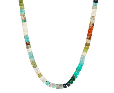Lena Skadegard Multi Gem Beaded Necklace