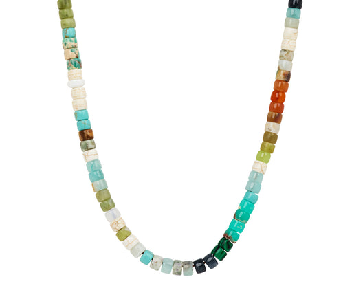 Lena Skadegard Multi Gem Beaded Necklace