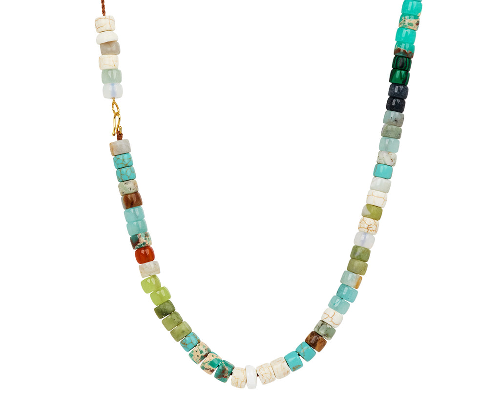 Lena Skadegard Multi Gem Beaded Necklace - Closure