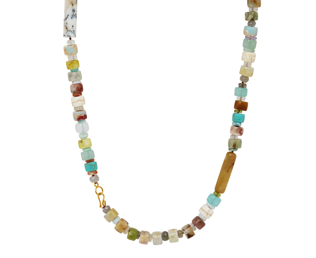 Lena Skadegard Multi Gem Beaded Necklace - Closure