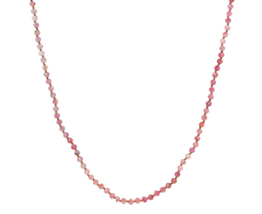 Lena Skadegard Pink Tourmaline Beaded Necklace