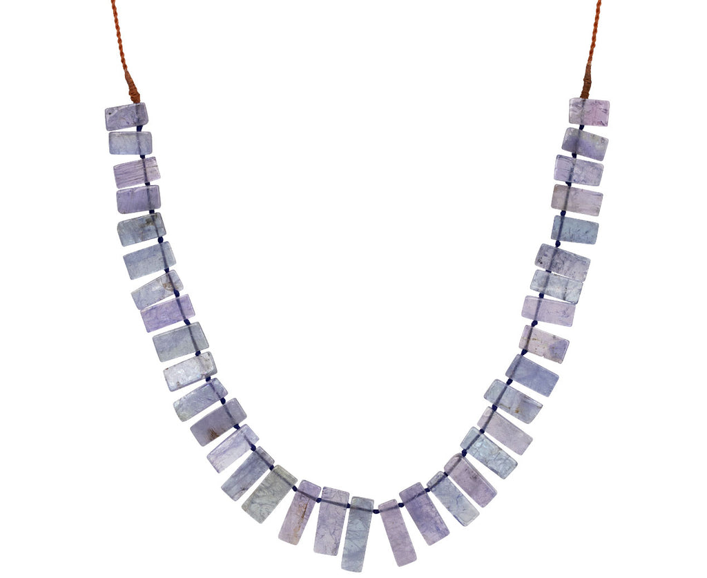 Kyanite Petal Necklace