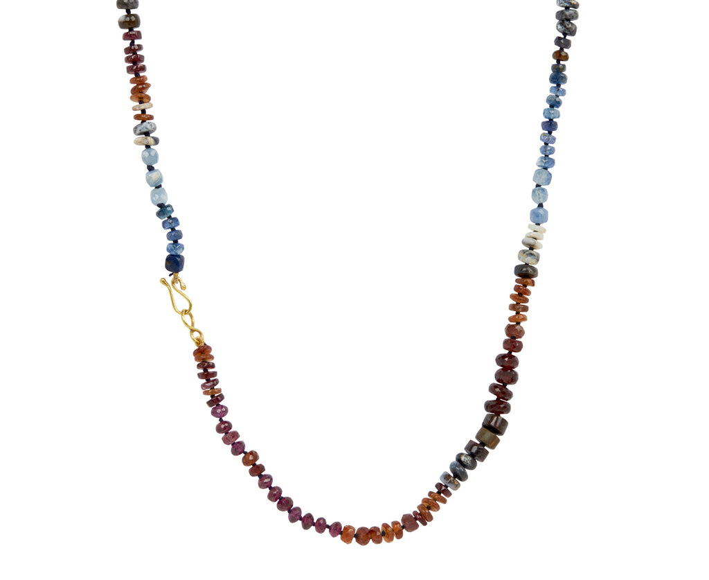 Lena Skadegard Multi Gem Beaded Necklace - closure