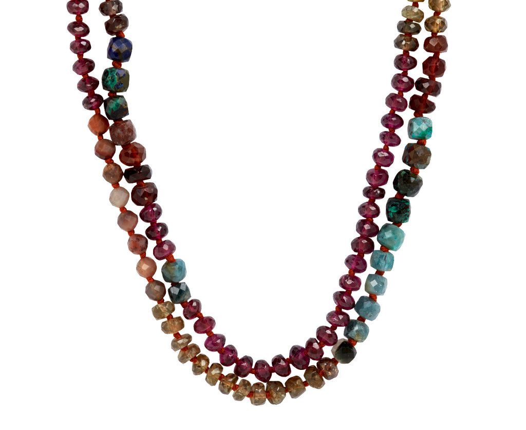 Lena Skadegard Multi Gem Beaded Necklace