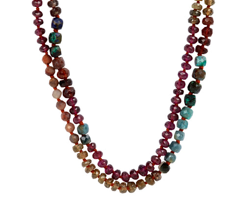 Lena Skadegard Multi Gem Beaded Necklace