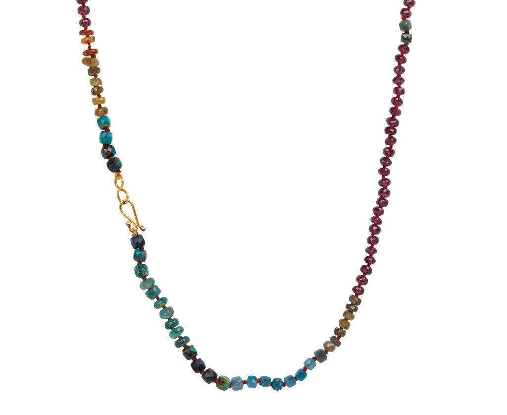 Lena Skadegard Multi Gem Beaded Necklace - closure