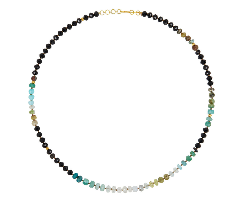 Lena Skadegard Green Garnet, Black Spinel and Amazonite