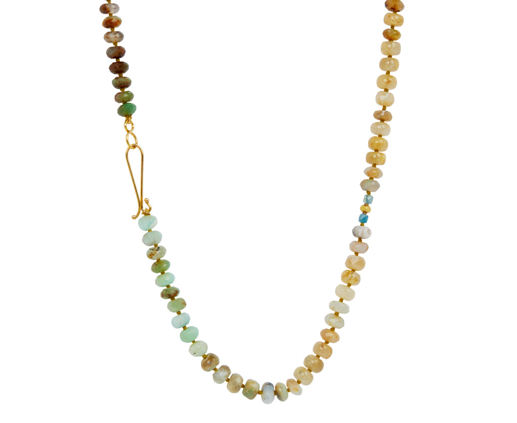 Lena Skadegard Multi Gem Beaded Necklace - closure