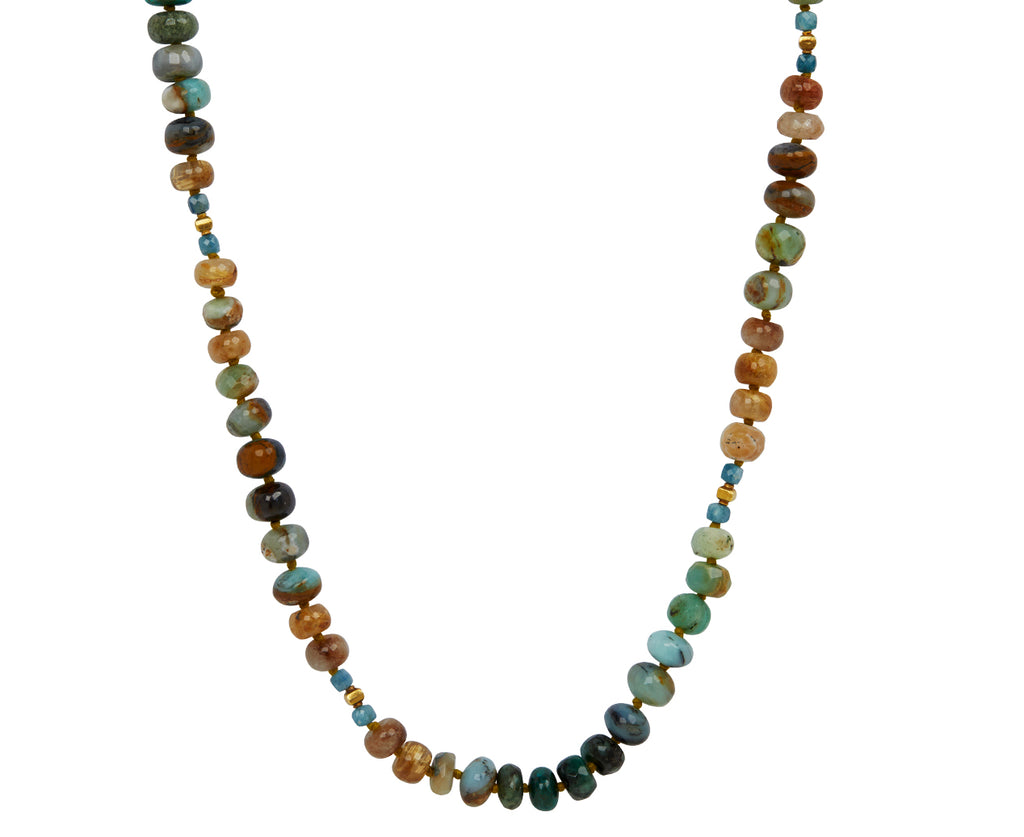 Lena Skadegard Multi Gem Beaded Necklace 