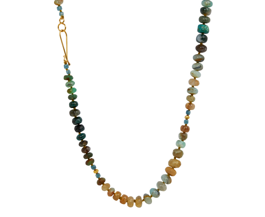 Lena Skadegard Multi Gem Beaded Necklace - closure