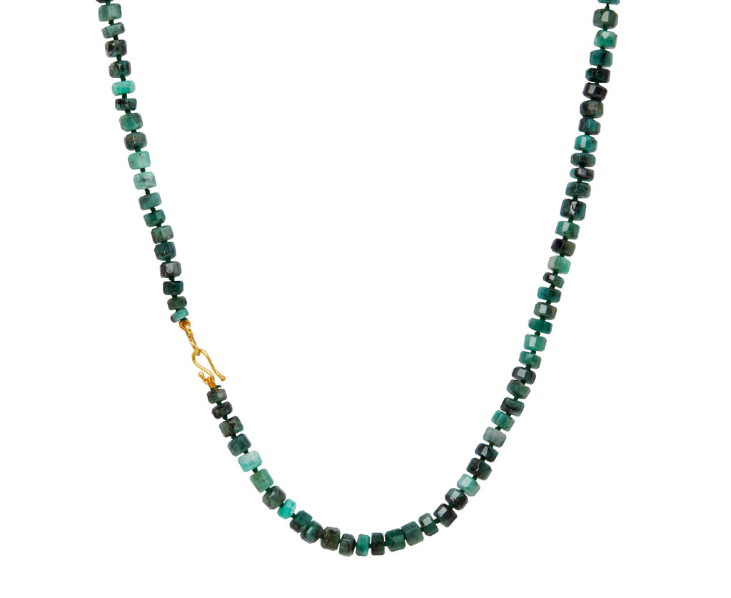 Lena Skadegard Emerald Beaded Necklace - closure