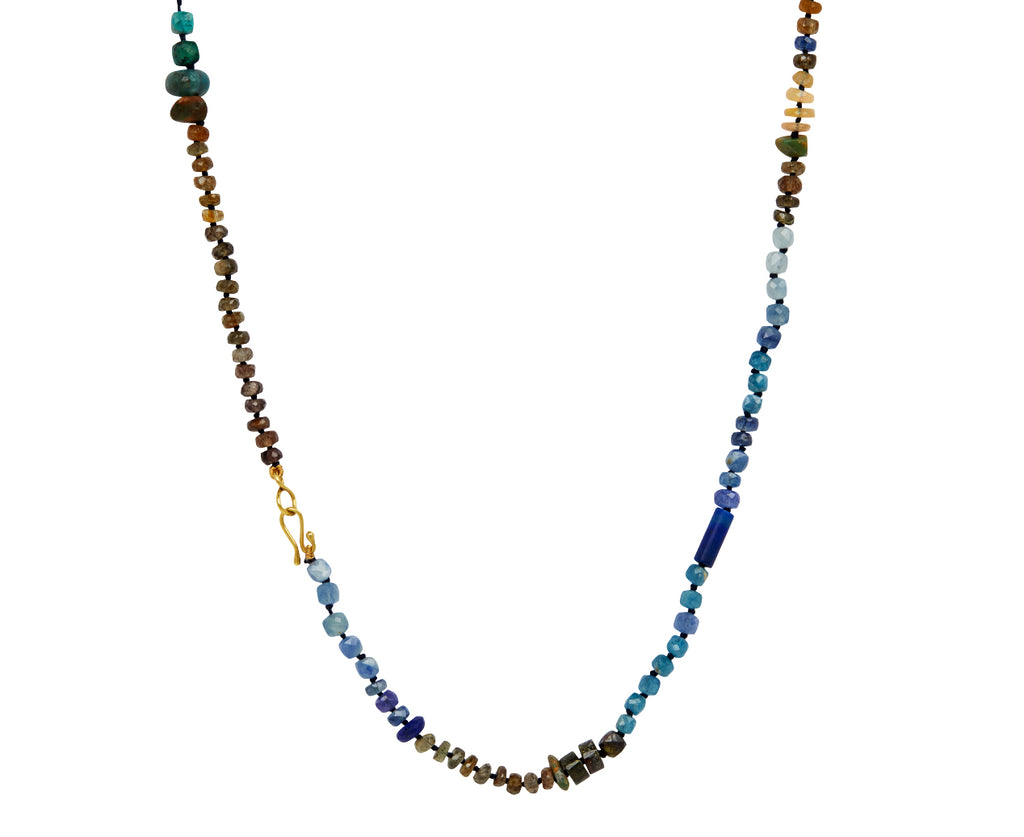 Lena Skadegard Multi Gem Beaded Necklace - closure