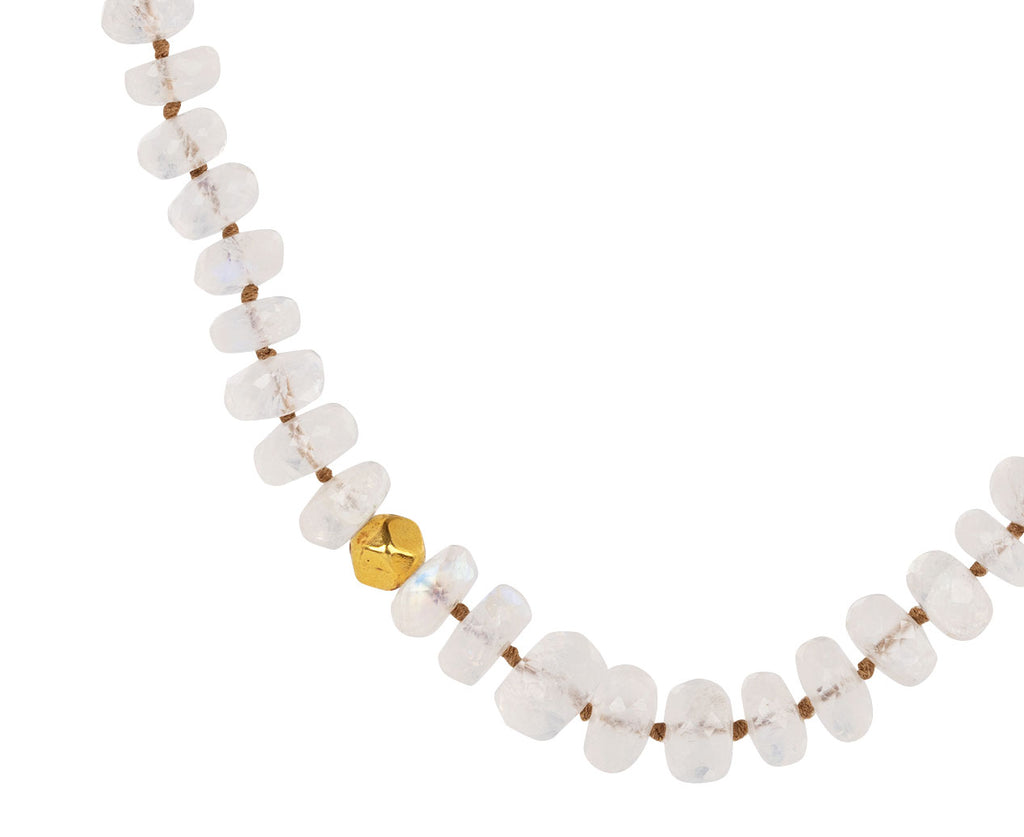 Lena Skadegard Moonstone Beaded Necklace - Closeup