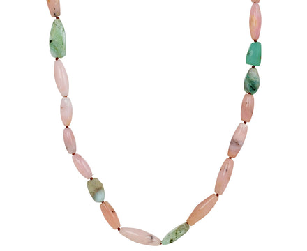 Lena Skadegard Pink and Peruvian Opal Necklace