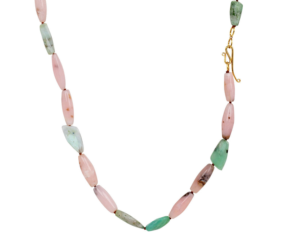 Lena Skadegard Pink and Peruvian Opal Necklace - Closure