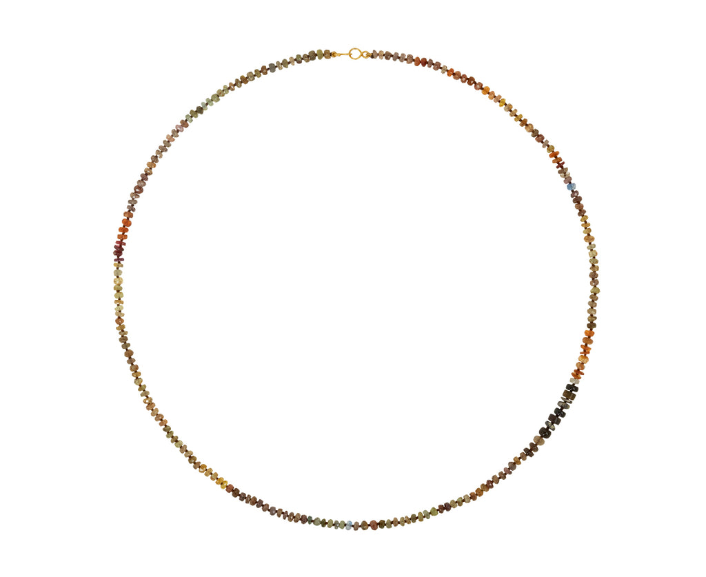 Lena Skadegard Multi Gem Beaded Necklace - top down