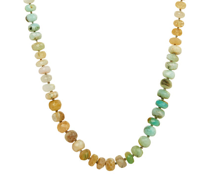 Lena Skadegard Citrine, Moonstone, Amethyst and Turquoise Beaded Necklace