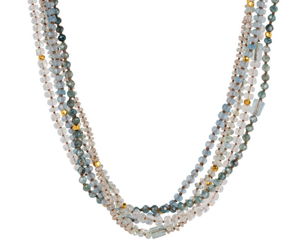 Lena Skadegard Multi Gem Beaded Necklace