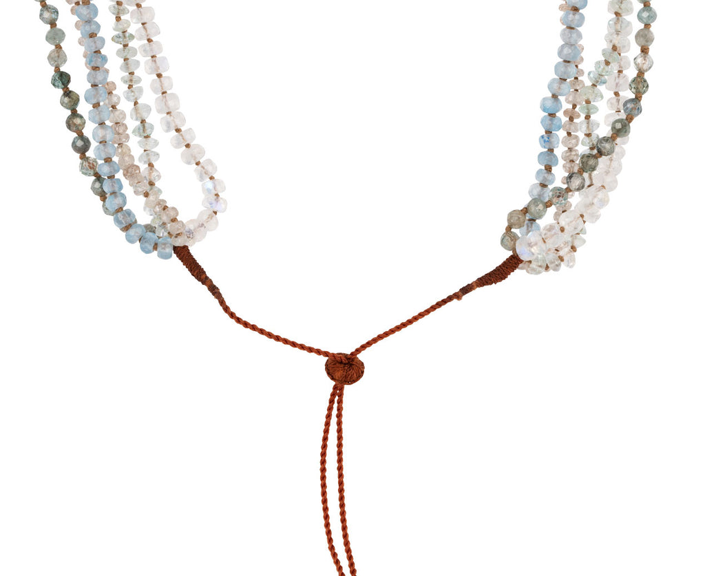 Lena Skadegard Multi Gem Beaded Necklace - Closure