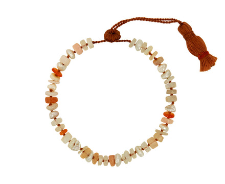 Lena Skadegard Opal and Pearl Beaded Bracelet