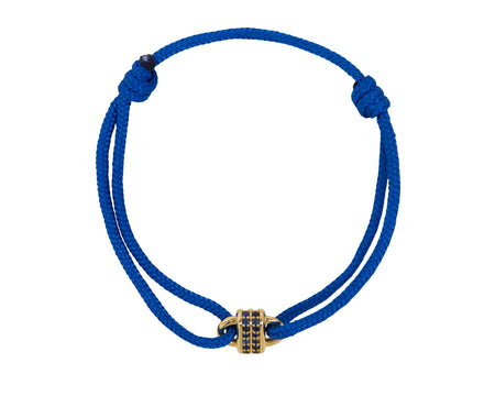 Luis Morais Sapphire Padlock Charm Bracelet