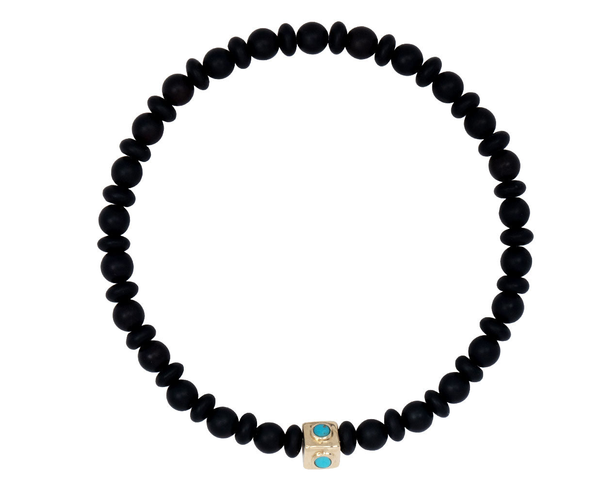 Cube bead bracelet best sale