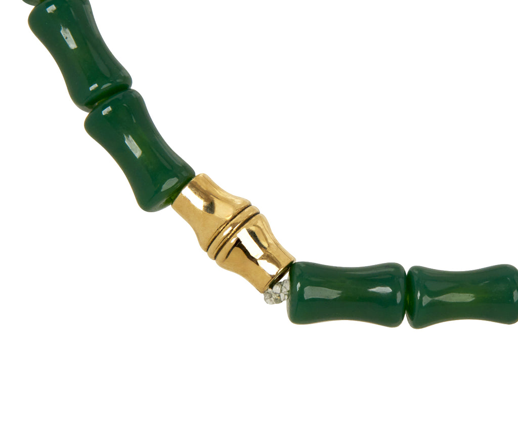 Luis Morais Glass Beaded Bracelet - Closeup