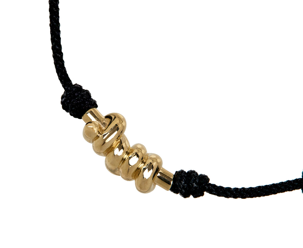 Luis Morais Entangled Knot Charm Bracelet - Closeup