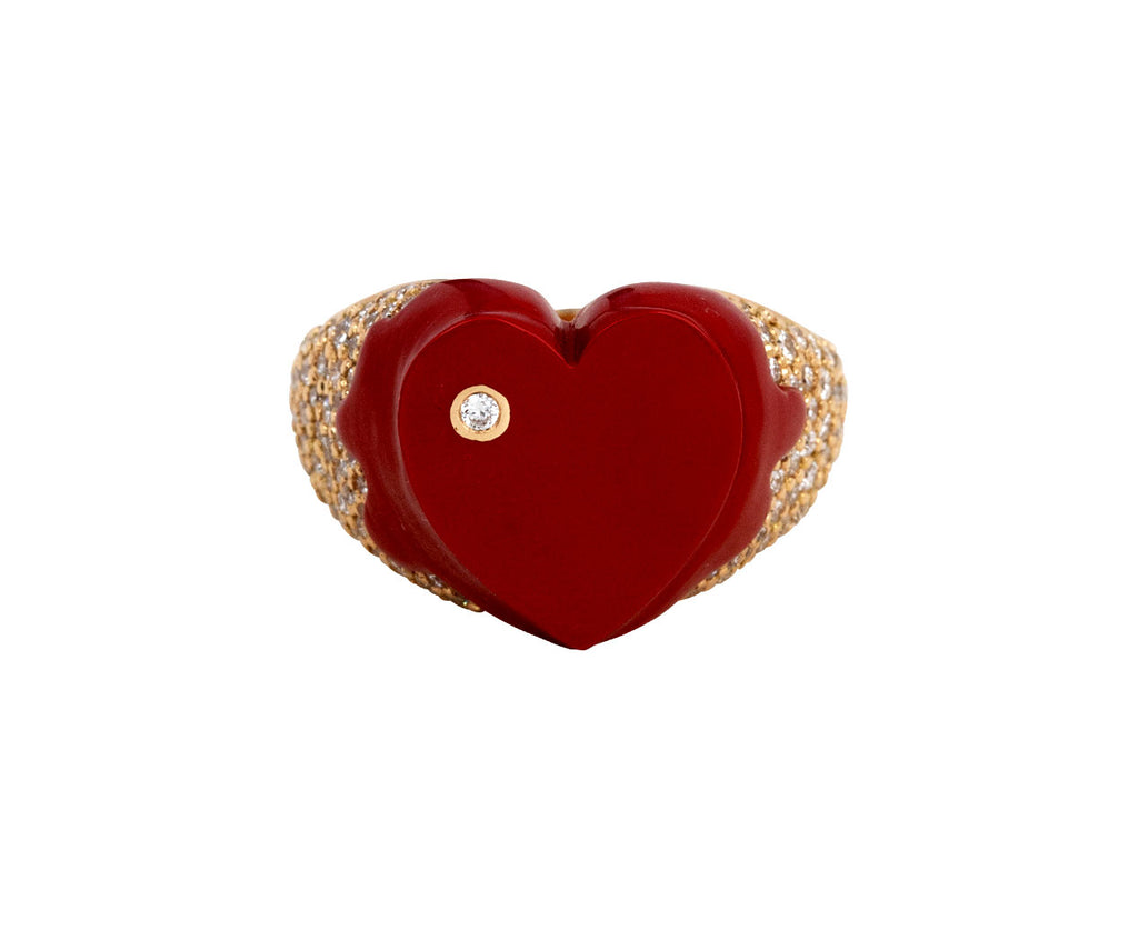 Red Sweet Love Diamond Ring