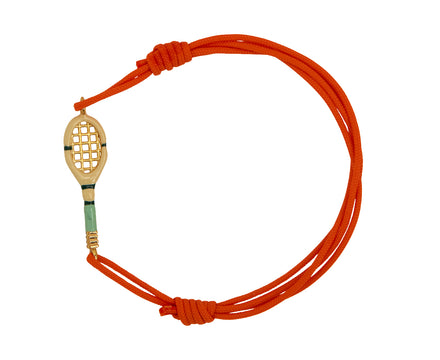 Aliita Light Blue Tennis Racket Cord Bracelet
