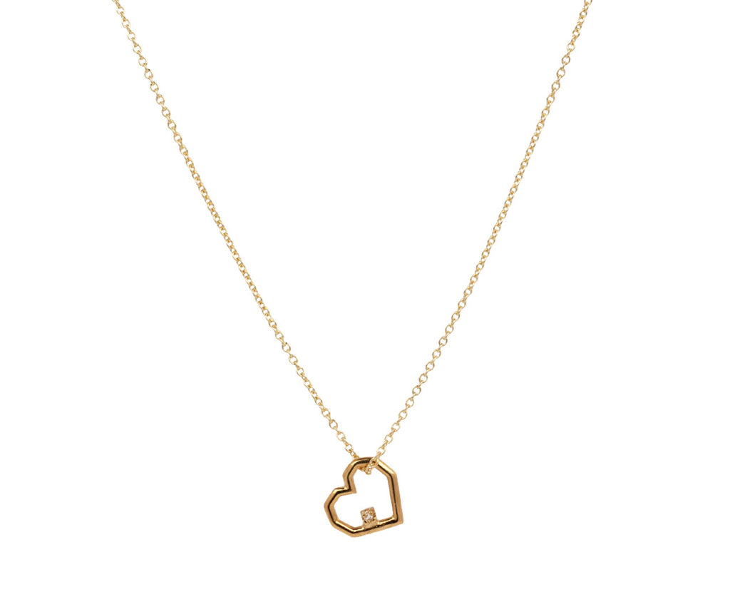 Mini Corazon Brillante Necklace
