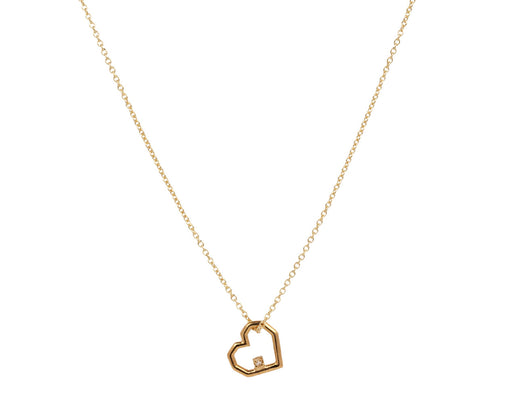 Mini Corazon Brillante Necklace